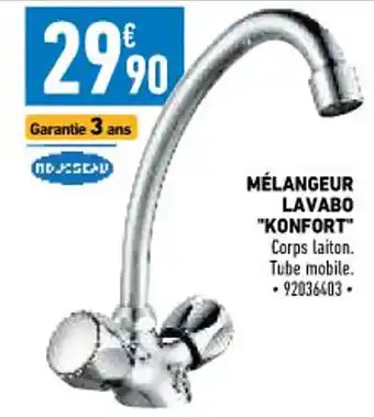 Brico Cash Mélangeur Lavabo Konfort offre