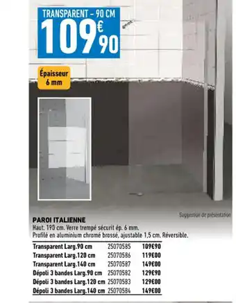 Paroi Italienne