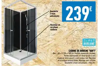 Brico Cash Cabine de Douche Soft offre