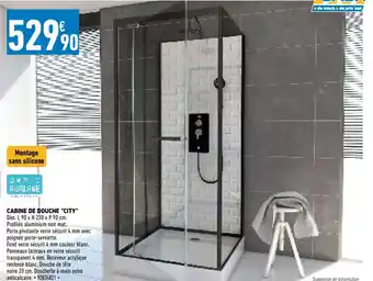 Brico Cash Cabine De Douche "City" offre