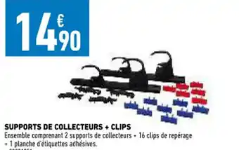 Supports De Collecteurs + clips