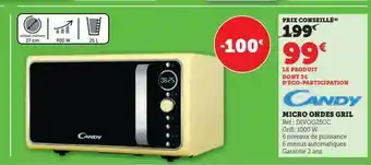 Super U Micro-ondes gril offre