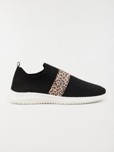 bottine chaussette leopard