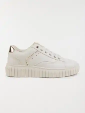 Basket blanche et dorée femme (36-41)