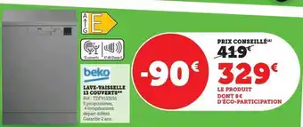 Super U Lave-vaisselle 13 couverts offre