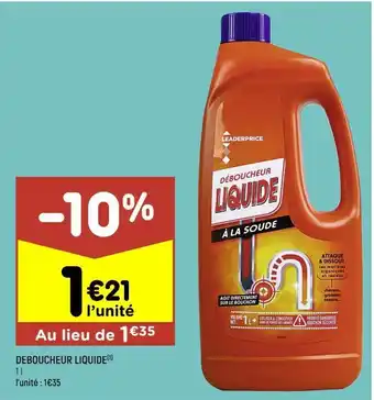 Déboucheur liquide