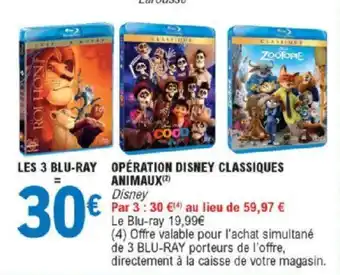 E.Leclerc Opération Disney Classiques offre
