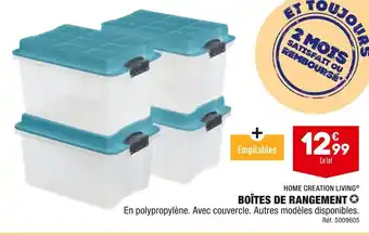 ALDI Home creation living boîtes de rangement offre
