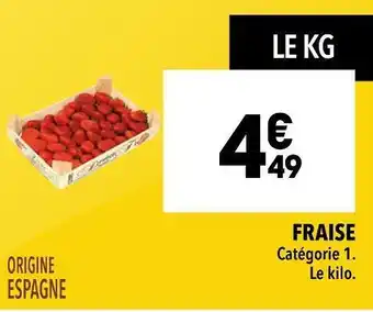 Supeco Fraise offre
