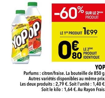 Supeco Yoplait yop offre