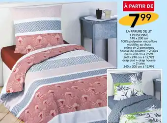 Stokomani La parure de lit 1 personne offre