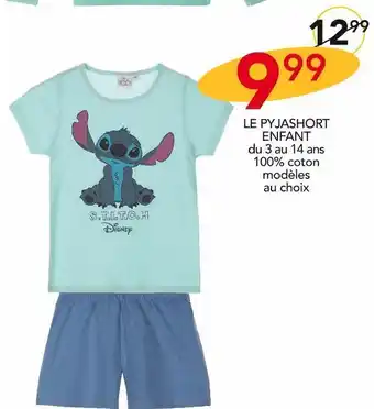 Stokomani Disney le pyjashort enfant offre