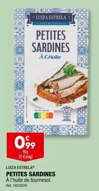 ALDI Luiza estrela petites sardines offre