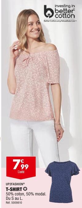 ALDI Up2fashion t-shirt offre