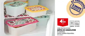 ALDI Home creation kitchen boîtes de congélation offre
