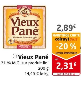 Colruyt Vieux pané offre