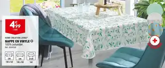 ALDI Home creation living nappe en vinyle offre