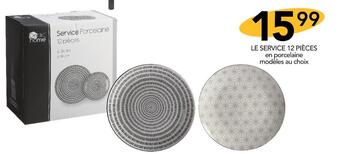 Stokomani Le service 12 pièces offre