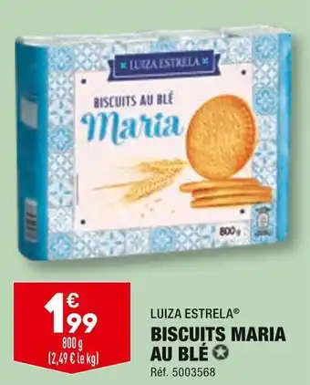 ALDI Luiza estrela biscuits maria au blé offre