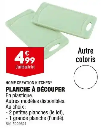 ALDI Home creation kitchen planche à découper offre