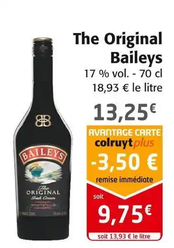 Colruyt Baileys the original offre