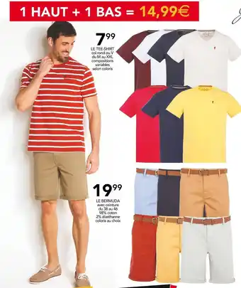 Stokomani Le tee-shirt et le bermuda offre