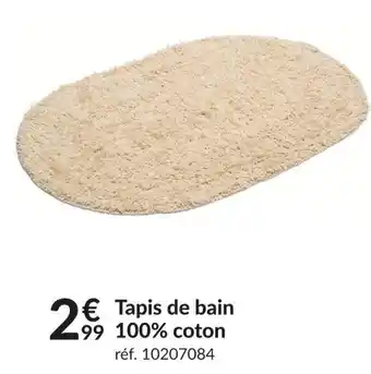 Tapis de bain 100% coton