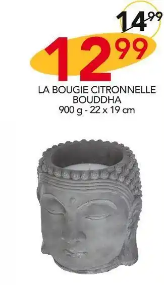 Stokomani La bougie citronnelle bouddha offre