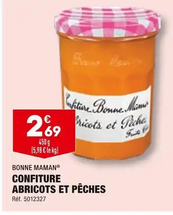 ALDI Bonne maman confiture abricots et pêches offre