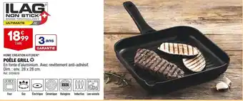 ALDI Home creation kitchen poêle grill offre