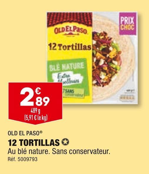 Promo Old el paso kit fajita chez ALDI