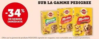 Pedigree -34% de remise immédiate sur la gamme pedigree