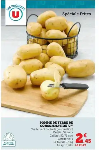 Super U Pomme de terre de consommation u offre