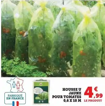 Super U Housse u jaune pour tomates 0,6 x 10 m offre