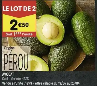 Leader Price Avocat offre