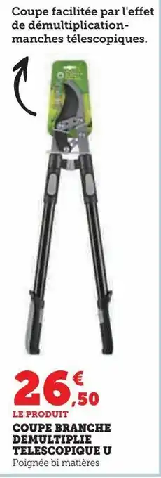 Super U Coupe branche demultiplie telescopique u offre