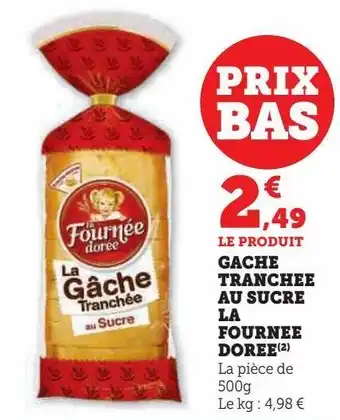 Gache tranchee au sucre la fournee doree
