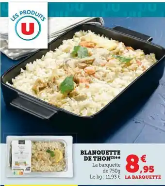 U Express Blanquette de thon offre