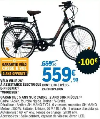 E.Leclerc Vélo Ville 26" offre