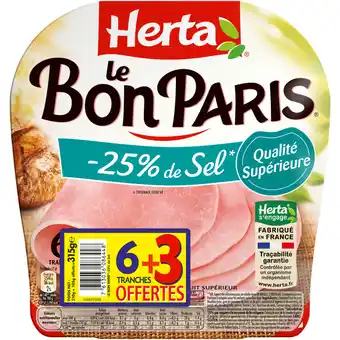 Auchan Supermarché Jambon le bon paris herta offre