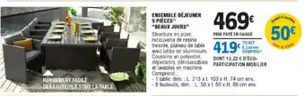 E.Leclerc Ensemble Déjeuner 9 Pièces offre