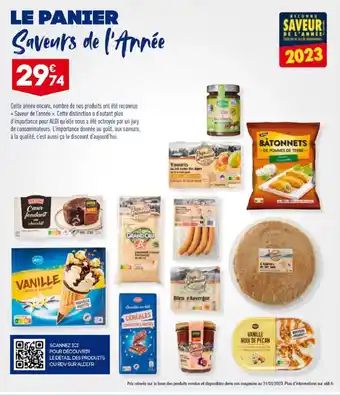 ALDI Le panier saveurs de l'année offre