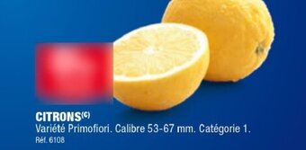 ALDI Citrons offre