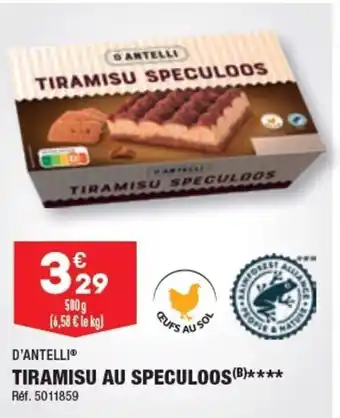 ALDI Tiramisu au speculoos offre