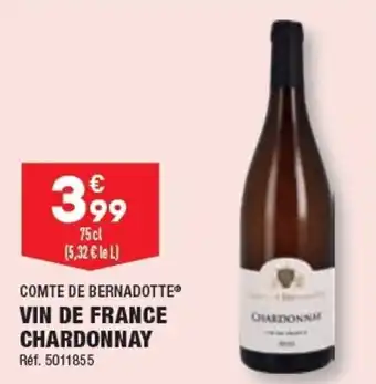 ALDI Vin de france chardonnay offre