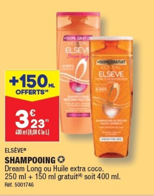 Promo Shampooing chez ALDI