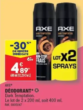 ALDI Déodorant offre