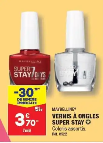ALDI Vernis à ongles super stay offre