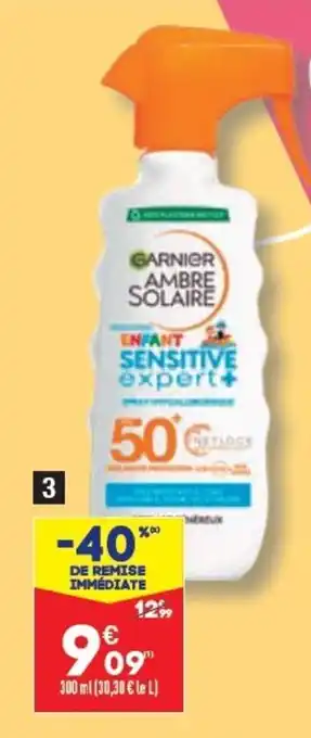 ALDI Spray solaire enfant offre