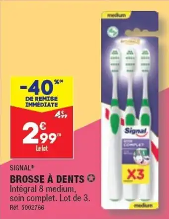 ALDI Brosse à dents offre